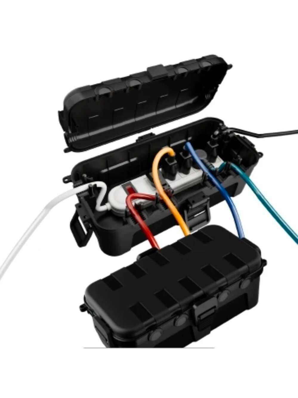 Black Waterproof Cable Junction Box